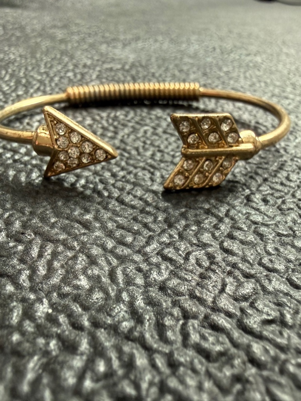 Gold Pave Arrow Bracelet